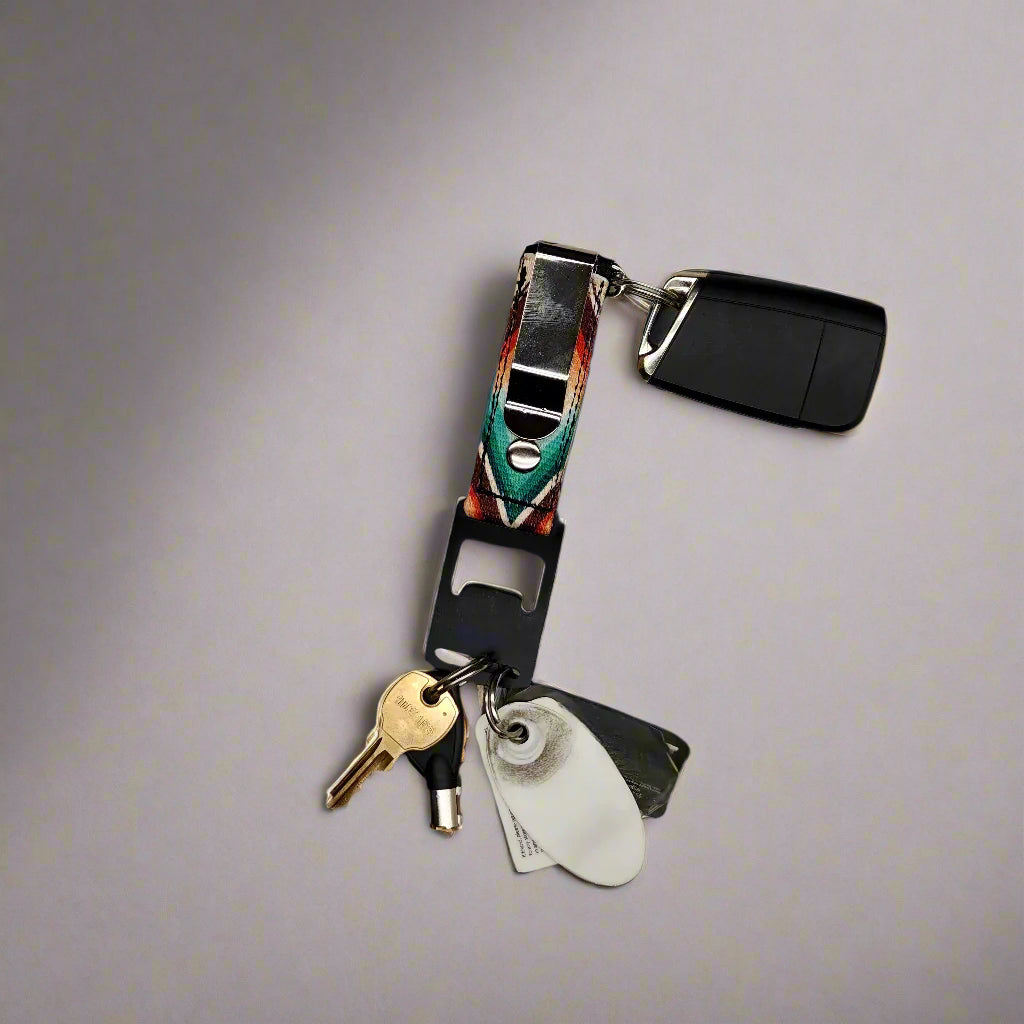 clip-on keychain with bottle opener